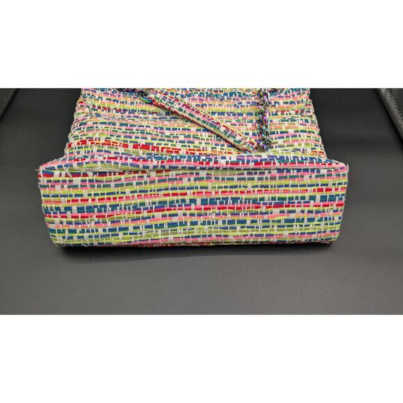 Kurt Geiger London Large Tweed Kensington Woven Purse - Picture 12 of 14